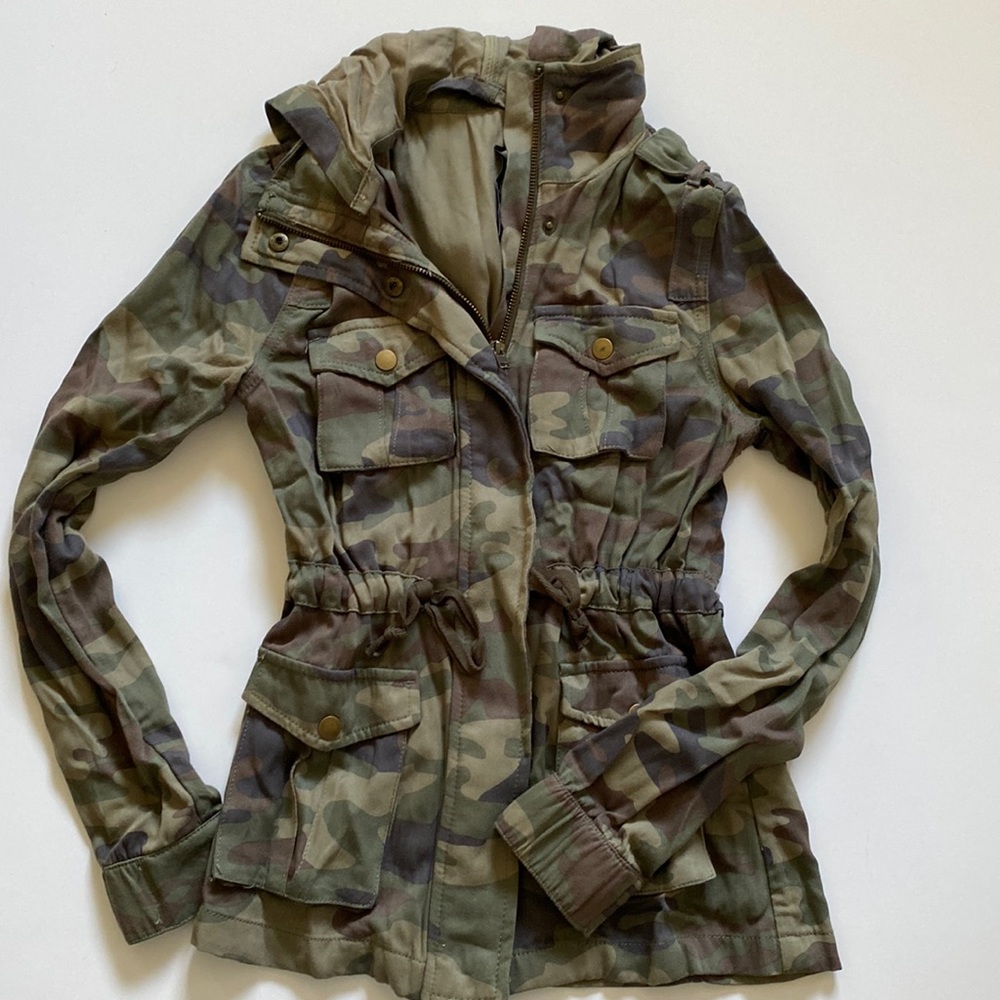 Design Lab camo utility jacket